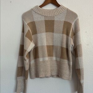 Poof! Cozy Knit Sweater in Cream